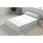 Parure de lit - PIERRE CARDIN - Arcadia 135 - Coton percale 180 fils - Blanc uni valge