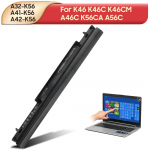 UUS asendusaku ASUS S46C S56C K56C A46C S550C E46C K46 K46C K46CM A31 A32 A41-K56 A42-K56 s&uuml;learvutile