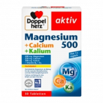 Doppelhertz Magneesium 500+Kaltsium+Kaalium 30 tabletti