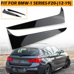 Riimiv tagaakna k&uuml;lgspoiler Canards Splitter kaitsekleebis sobib BMW 1. seeria F20 F21 2012 jaoks - auto Gloosy Black