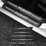 S&uuml;sinikkiust Autoukse L&auml;vepaku Kaitsekate Pagasiruumi Kaitseraua Pedaali Kriimustusvastane Veekindel Kleebis Ford FUSIONile 4Pcs-For-FUSION gray