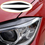 For BMW 3 2014- Carbon Fiber Headlight eyebrow Scuff Cover Sticker Decor US