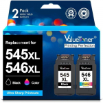 Pack de 2 Cartouches d'encre - GENERIC - Canon 545-546 XL - 1 Noir, 1 Couleur - 400 pages