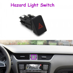 Octavia 3 A7 5E MK3 Vasakpoolse rooliga Parempoolse rooliga Auto Esimene Vasak Parem Tagumine Konditsioneeri AC Tuulutusava Resti Komplekt Skoda 2015- jaoks 5E0820951 Hazard light switch
