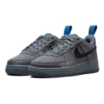 Nike Air Force 1 Madal L&otilde;ikega Swoosh - Suitsuhall - DQ1097-001 EU 38 hall v&auml;rv