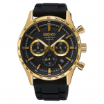 SEIKO Sport Kronograaf Kvarts Meeste K&auml;ekell SSB446P1 must