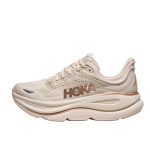 Hoka One One Bondi 9 &Uuml;mar nina Paelkinnitusega P&otilde;rutust neelavad Vastupidavad Hingavad Madalad Jooksukingad Naiste tossud 1162012-OSG 37 white