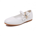 T&uuml;drukute valged Mary Jane nahast kleidikingad - Ideaalne kooli, pulmade ja esinemiste jaoks Size 30/19.3cm Inner Length valge