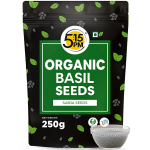 5:15PM Orgaanilised Chia seemned 250g Pakk 1 | Gluteenivabad Basiluseemned Smuutide, Jookide ja Magustoitude jaoks