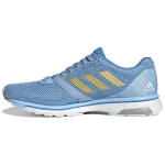 Adidas Adizero Adios 4 Abrasion Resistant Cushioning Slip Resistant Low top Running Shoes Women's Blue White Gold EF1458 36⅔