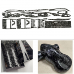 For lincoln mkz 2017- Interior Central Control Panel Door Handle 3D/5DCarbon Fiber Stickers Decals Car styling Accessorie left-hand drive