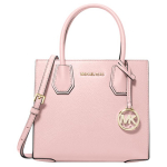 Michael Kors MK Mercer Logo Vintage &Uuml;hev&auml;rviline Akordion K&uuml;ljeltkantav &Otilde;lakott Naiste k&auml;ekotid Kirsipuu-Roosa 35S1GM9M2L-648 Basic Set (Bag+Dust Bag)