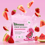 Bloom Nutrition Clear Protein - L&auml;bipaistev vadakuvalk + Kollageenvalgu segu | 20g valku, 90 kalorit, 0g suhkrut, Kerge Strawberry Watermelon