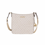 Michael Kors MK Jet Set Travel Monogram Kunstnahast Crossbody Kott V&auml;ike Naiste kotid Vanill-Valge Kreem-Valge 35S4GTVC5B-278 Basic Set (Bag)