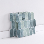 Isekleepuv 3D seinaplaat Kalasoomus PVC seinakleebis Veekindel Hallituskindel K&ouml;&ouml;gi seinakate K&ouml;&ouml;ki Vannituppa 30x30cm 1PCS