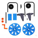 Aiavooliku rullik&auml;ru Kaasaskantav k&auml;sitsi l&uuml;katav veetorude hoiuriiul Korraldaja ratastega G1/2 50m torule Aia tarvik
