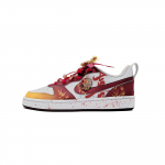 Nike Court Borough Blissful Willow Abrasion Resistant Low top Skateboard Shoes Unisex Red DV5456-006(Team1447-) 38