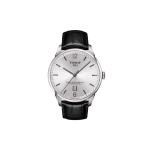 Tissot Durul Seeria Automaatne Mehaaniline Liikumine 50m Veekindel Kell 42mm H&otilde;bedane sihverplaadi Roostevabast terasest korpus Nahkrihm T099.407.16.037.00 Silver Dial Belt