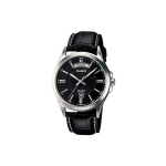 Casio Standard Series &Auml;rikasual 50M Veekindel Kvartsliikumine Nahkrihm Meeste k&auml;ekellad Must MTP-1381L-1A Regular Box,Black Dial