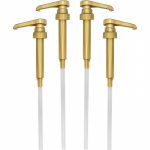 Kvaliteetne kuldne kohvisiirupi pump - Parimad k&ouml;&ouml;gibaari t&ouml;&ouml;riistad - Sobib suuremate kaubam&auml;rkide nagu Torani, Jordon's Skinny, Starbucks, Upouria, Davinci jaoks