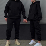 S&uuml;gis-Talvine Paaride Pluss Samet Moodne Kapuutsiga Kampsunip&uuml;ksid On N&uuml;&uuml;d Vabaaja L&otilde;tst&uuml;kiga Pikkade Varrukatega L