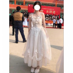 Lilledega pulmakleit Lolita seelik Lolita Princess suur seelik JSK Supenderkleit Pulmakleit One Size elevandiluuvalge