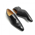 Mood Moodikas Nahast Meeste Kingad Luksuslikud Mustad Mokassiinid Monk Stiil K&auml;sitsi Valmistatud Vabaaja &Auml;ri Meestele Sapatos Formais Masculinos 39 must