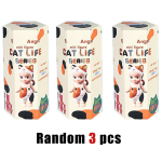 Uus Hipper Angel Cat Life Series Pimekarp Kawaii Minikuju Anime Mudel Arvuti Telefoni Kaunistuseks white