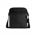 Coach Signature L&otilde;uend Nahast Vertikaalne Crossbody Kott Must Unisex Igap&auml;evaseks Kasutamiseks Basic Set (Bag+Dust Bag)