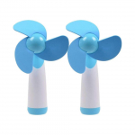 Mini k&auml;eshoitav ventilaator isiklik ventilaator aku pehme vahttera, sobib koju ja reisimiseks 2 tk