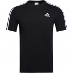 Adidas Essentials &Uuml;hekordne Jersey Kootud Puuvillane &Uuml;mmarguse Kaelusega L&uuml;hikeste Varrukatega T-s&auml;rk Meeste Topid KU3923 XS