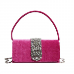 Ere Kott Naiste Kivid&Otilde;htune K&otilde;iksobiv Pulma K&auml;ekott Ni&scaron;&scaron; &Uuml;he&otilde;laline Cross-body roosa punane v&auml;rv