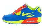 Nike Air Max 90 Mugavad Kulumiskindlad Madalad Laste Vabaajas Jalan&otilde;ud Sinine Kollane Punane Teismelised 307793-410 37.5