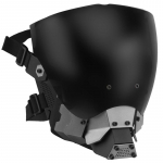 2024 Airsoft Paintball CS Wargame Spordimask Hingav K&uuml;bersurrealistlik Cosplay Taktikaline Komand&ouml;ri Mask Uduvastane Cosplay Maskid Black MA145