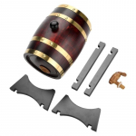 Wood Oak Timber Veinivaat 23x23cm 3L &Otilde;lle Viski Rum Port Creative T&auml;ispuidust punase veinivaat MYY
