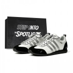 Adidas VS JOG 2.0 Libisemisvastased Kulumiskindlad Madalad Saksa Armee Tossud Unisex Must H&otilde;bedane JR4653(Team1616-) 37⅓