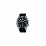 SEIKO 200 meetrit veekindel Automaatne silikoonrihm 44mm meeste k&auml;ekell must sihver spb079j1 must