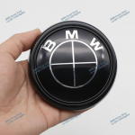 3D ABS Kroomh&otilde;be L&auml;ikiv Must Tagaluugi Embleem Alusega BMW Sinise ja Valge Logoga X5 E70 F15 X4 F26 X6 E71 F16 F25 X5 X6-F16 F15