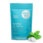 NeuroGum Energia Kofeiini N&Auml;RIMISKUMMI (M&uuml;ndimaitseline kofeiinisuhkur) - Sobib meestele ja naistele 3pc