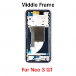 Keskraam ZTE nubia Neo 3 GT jaoks LCD Esiraami Korpus K&uuml;lgmise Nupuga must