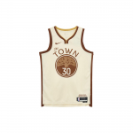 Nike NBA Stephen Curry Golden State Warriors City Edition Swingman S&auml;rk 'Natural' Meeste HM5981-123 L
