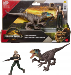 Mattel Jurassic World Reborn Inimesed Dinosaurus Kujukeste Pakk Zora Bennett Velociraptor Filmikohane Tolli Skaala Liigutatav Ese & & 3,75 Kollektsion&auml;&auml;ri
