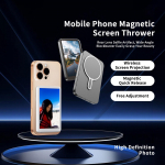 Traadita magnetiline tahavaatepeegel telefoni fotografeerimiseks ja otse&uuml;lekanneteks Magnetic Screen Mirroring Device valge