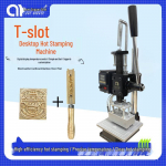 Kompaktne mitmefunktsiooniline T-soonega kuumpress naha ja puidu tembeldamiseks Positioning Bracket