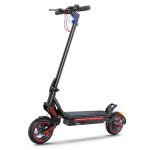 iScooter W8 Elektriroller 750W Mootor 48V14Ah Aku, 9.3 E-roller, Kiirus 40KM/H, S&otilde;iduulatus 45KM, T&auml;isvedrustusega Kokkupandav Linna E-roller W8 must