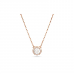 Swarovski Una Inglilik Moodne ja Peen S&uuml;nteetiline Kuupmeetall Kaelakee Naiste Valge/Roosa Kuld 5636272 kuld