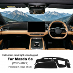 Mazda 6E jaoks  Auto armatuurlaua kate Premium flanellmatt V&auml;ltige valgusepadi UV-kaitsega &uuml;mbris Vaip P&auml;ikesekaitse Libisemisvastane LHD