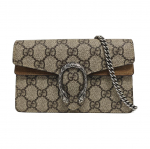 [Kasutatud] Gucci Dionysus GG Supreme Super Mini kott 'Beež' - V&auml;ga hea #1P59N29 ONE SIZE