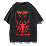 Kuradi Tarot Debiruman Devilman Crybaby Meeste T-s&auml;rk Jaapani Anime T-s&auml;rk Manga T-s&auml;rgid Puuvillased Suver&otilde;ivad S