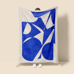Skandinaavialik ins stiil Morandi tekk abstraktne geomeetriline disain antistaatiline tolm Netroots sama diivanikatte tekiga Size: 180*230cm, Weight: 230 GSM